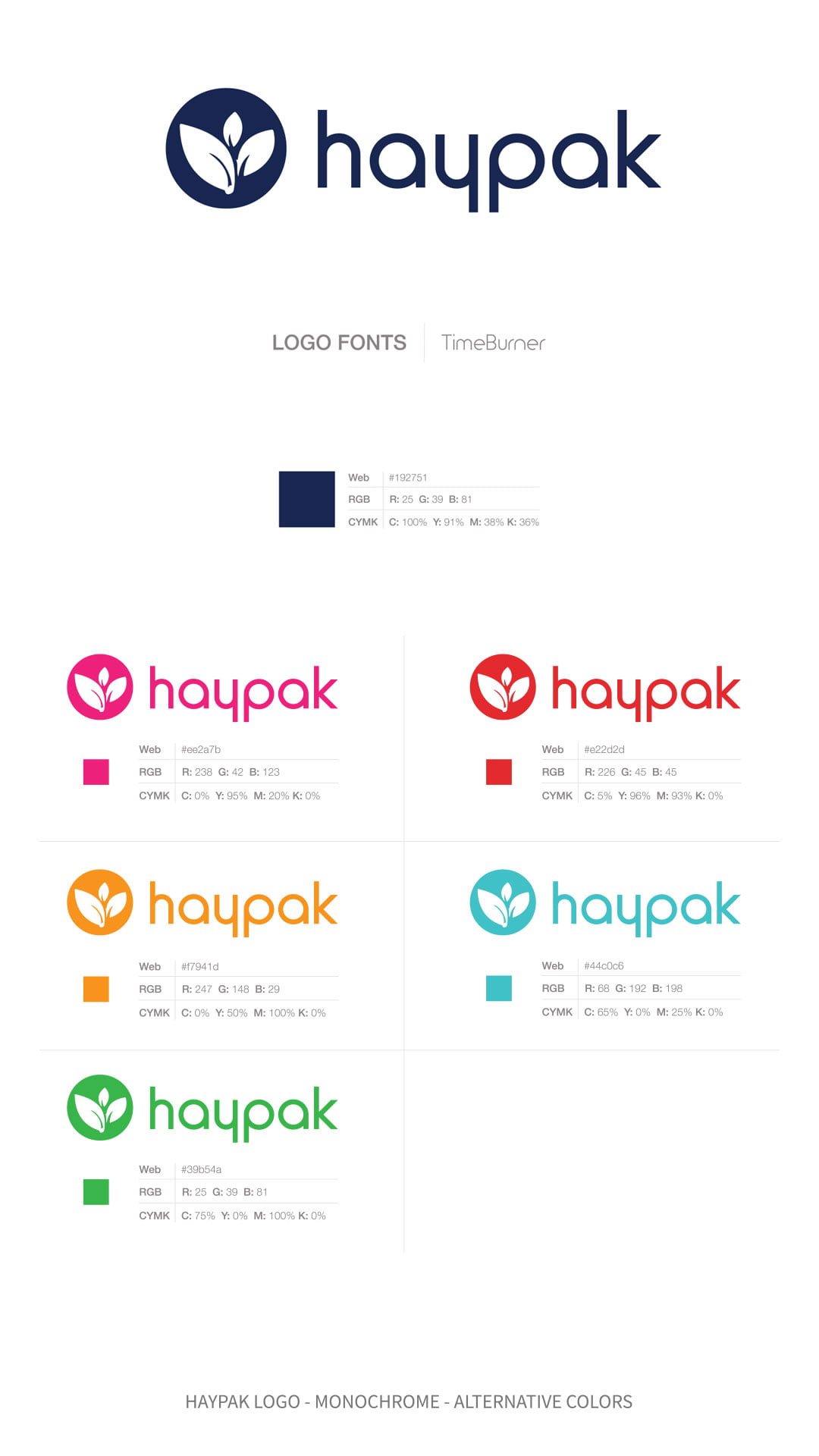 Haypak Logo Design Details