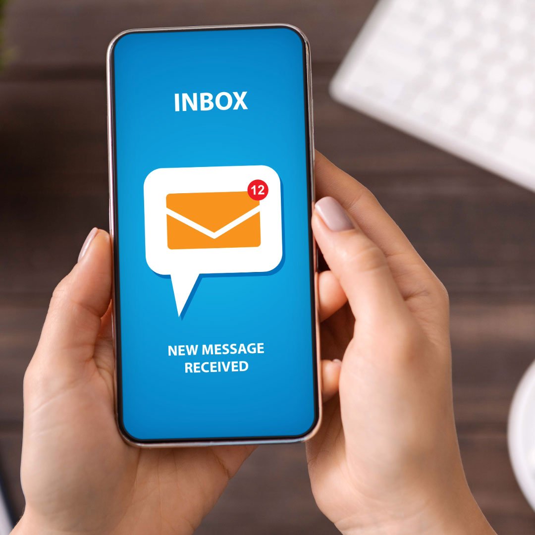 New Message Received Mobile Mailbox