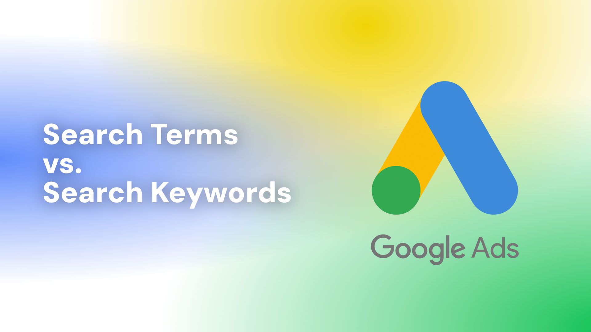 Search Terms vs. Search Keywords