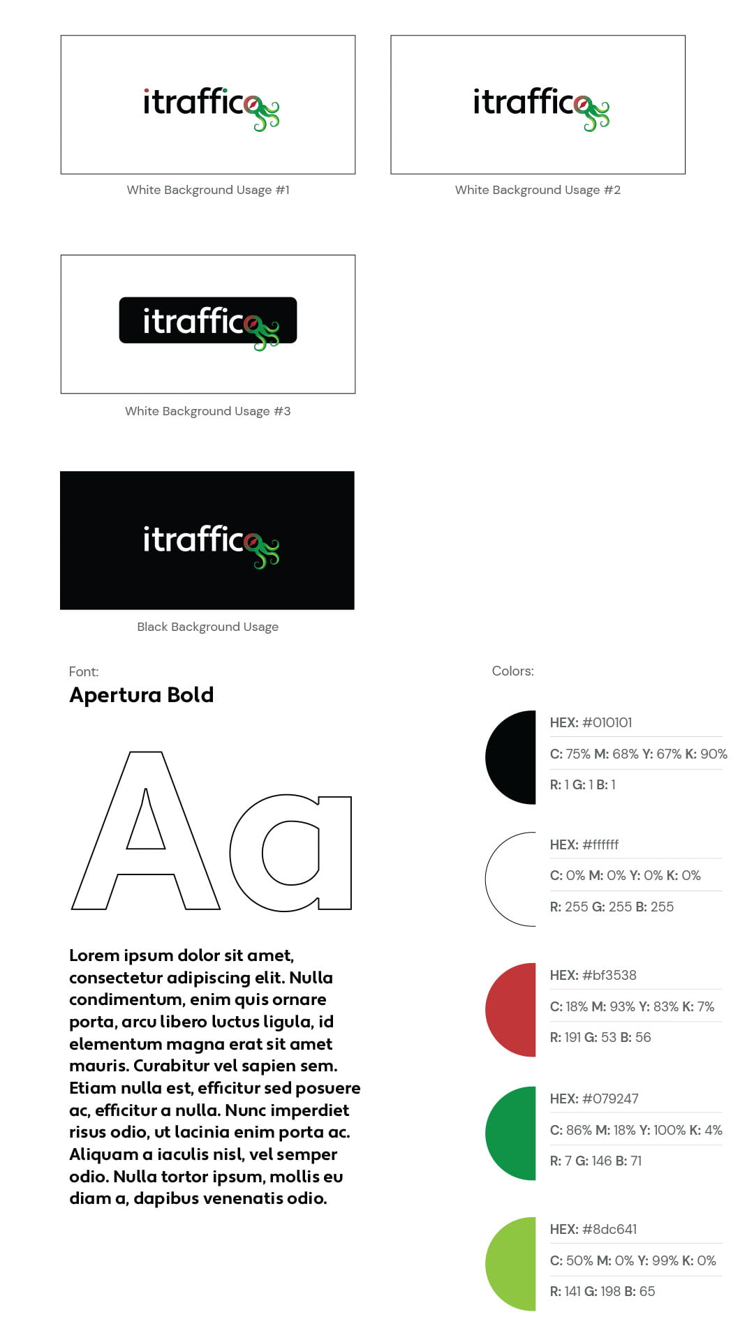 iTraffico Affiliate Management Company Logo Guideline